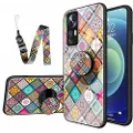 Mtp Products Checkered Pattern Xiaomi 12/12X Hybrid-deksel - Fargerik Mandala