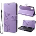 Mtp Products Butterfly Series iPhone XR Lommebok-deksel - Violet