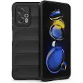 Mtp Products Rugged Series Xiaomi Redmi Note 11T Pro/12T Pro TPU-deksel - Svart