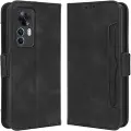 Mtp Products Xiaomi 12T/12T Pro Lommebok-deksel med Kortholder - Svart