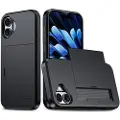 Mtp Products iPhone 16 Hybrid-deksel med Skyvekortspor - Svart