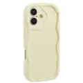 Mtp Products iPhone 16 Plus Candy Color Wavy TPU-deksel - Gul
