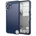 Mtp Products Nothing CMF Phone 2 Pro Børstet TPU-deksel - karbonfiber - blå