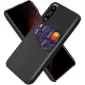 Mtp Products KSQ Sony Xperia 1 III Deksel med Kort Lomme - Svart