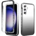 Mtp Products Samsung Galaxy S23 FE Gradient Series Hybrid-deksel - Svart / Gjennomsiktig