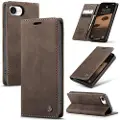 CASEME iPhone 16e 013 Series Lommebok-deksel - Kaffe