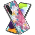 Mtp Products Samsung Galaxy S24 Stilig Ultra-Slim TPU-deksel - Regnbuerombus