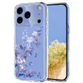 Mtp Products iPhone 17 Pro TPU-deksel med blomstermønster - Lilla