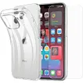 Saii iPhone 15 Saii 2-i-1 TPU-deksel & Beskyttelsesglass