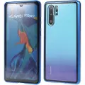 Mtp Products Huawei P30 Pro Magnetic Deksel med Herdet Glass - Blå