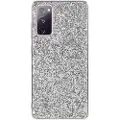 Mtp Products Glitter Series Samsung Galaxy S20 FE Hybrid-deksel - Sølv