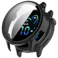 Mtp Products Garmin Vivoactive 6 Plastdeksel med Skjermbeskytter - Svart