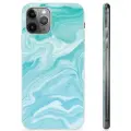 Mtp Products iPhone 11 Pro Max TPU-deksel - Blå Marmor