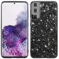 Mtp Products Samsung Galaxy S24+ Glitter Series Hybrid-deksel - Svart
