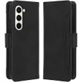 Mtp Products Samsung Galaxy Z Fold5 Lommebok-deksel med Kortholder - Svart