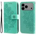 Mtp Products iPhone 17 Pro Max Mandala Series Lommebok-deksel - Grønn