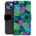 Mtp Products iPhone 13 Premium Lommebok-deksel - Tropiske Blomster