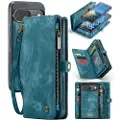 CASEME Google Pixel 9/9 Pro Caseme 008 2-i-1 Multifunksjonell Lommebok-deksel - Blå