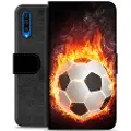 Mtp Products Samsung Galaxy A50 Premium Lommebok-deksel - Fotballflamme