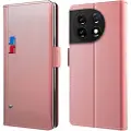 Mtp Products Sminkespeil OnePlus 11 Flip-deksel - Roségull