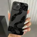 Mtp Products iPhone 15 TPU-deksel med slangemønster - svart