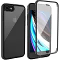 Mtp Products iPhone 7/8/SE (2020)/SE (2022) Shine&Protect 360 Hybrid-deksel - Svart / Klar