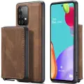 Mtp Products Samsung Galaxy A52 5G/A52s 5G Jeehood Avtakbart 2-i-1 Deksel med Lommebok - Brun
