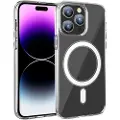 Mtp Products iPhone 15 Pro Hybrid-deksel - MagSafe-kompatibel - Gjennomsiktig