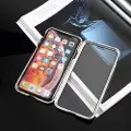 Mtp Products iPhone XS/X Magnetisk Deksel med Herdet Glass - Sølv