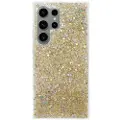 Mtp Products Samsung Galaxy S24 Ultra Glitter Flakes TPU-deksel - Gull