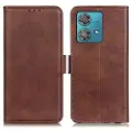 Mtp Products Motorola Moto G84 Lommebok-deksel med Magnetisk Lukning - Brun