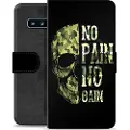 Mtp Products Samsung Galaxy S10+ Premium Lommebok-deksel - No Pain, No Gain