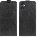 Mtp Products Samsung Galaxy A06 Vertikalt Flip-Deksel med Kortlomme - Svart