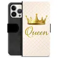 Mtp Products iPhone 13 Pro Premium Lommebok-deksel - Dronning