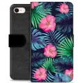 Mtp Products iPhone 7/8/SE (2020)/SE (2022) Premium Lommebok-deksel - Tropiske Blomster