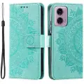 Mtp Products Motorola Moto G85/S50 Neo Mandala Series Lommebok-deksel - Grønn