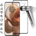 Mtp Products Motorola Edge 50 Ultra/Moto X50 Ultra Full Cover Beskyttelsesglass - Svart Kant