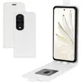 Mtp Products Honor 70 Pro Vertikalt Flip-Deksel med Kortlomme - Hvit