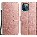 Mtp Products iPhone 16 Pro Mandala Series Lommebok-deksel - Roségull