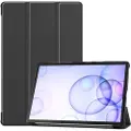 Mtp Products Tri-Fold Series Samsung Galaxy Tab S6 Smart Folio-etui - Svart