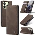 CASEME Xiaomi Redmi Note 14 4G 013 Series Lommebok-deksel - Kaffe