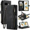 CASEME Google Pixel 9a C30 Multifunksjonell Lommebok-deksel - Svart