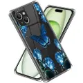 Mtp Products iPhone 15 Plus Stilig Ultra-Slim TPU-deksel - Sommerfugl og Blomster