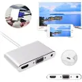 Mtp Products Lightning / HDMI, VGA, Audio, MicroUSB Adapter - iPhone, iPad