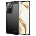 Mtp Products Honor 200 Pro Børstet TPU Deksel - Karbonfiber - Svart