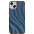 Mtp Products Abstract Series iPhone 14 Plus Belagt TPU-deksel - Blå
