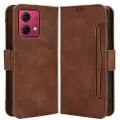 Mtp Products Motorola Moto G84 Lommebok-deksel med Kortholder - Brun