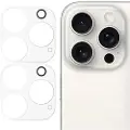 Mtp Products iPhone 16 Pro/16 Pro Max Kamera Linse Beskyttelse Herdet Glass - 2 Stk.