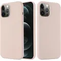 Mtp Products iPhone 12/12 Pro Liquid Silikondeksel - MagSafe-kompatibel - Rosa