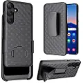 Mtp Products Samsung Galaxy S24 Hybrid-deksel med Belteklemme - Svart